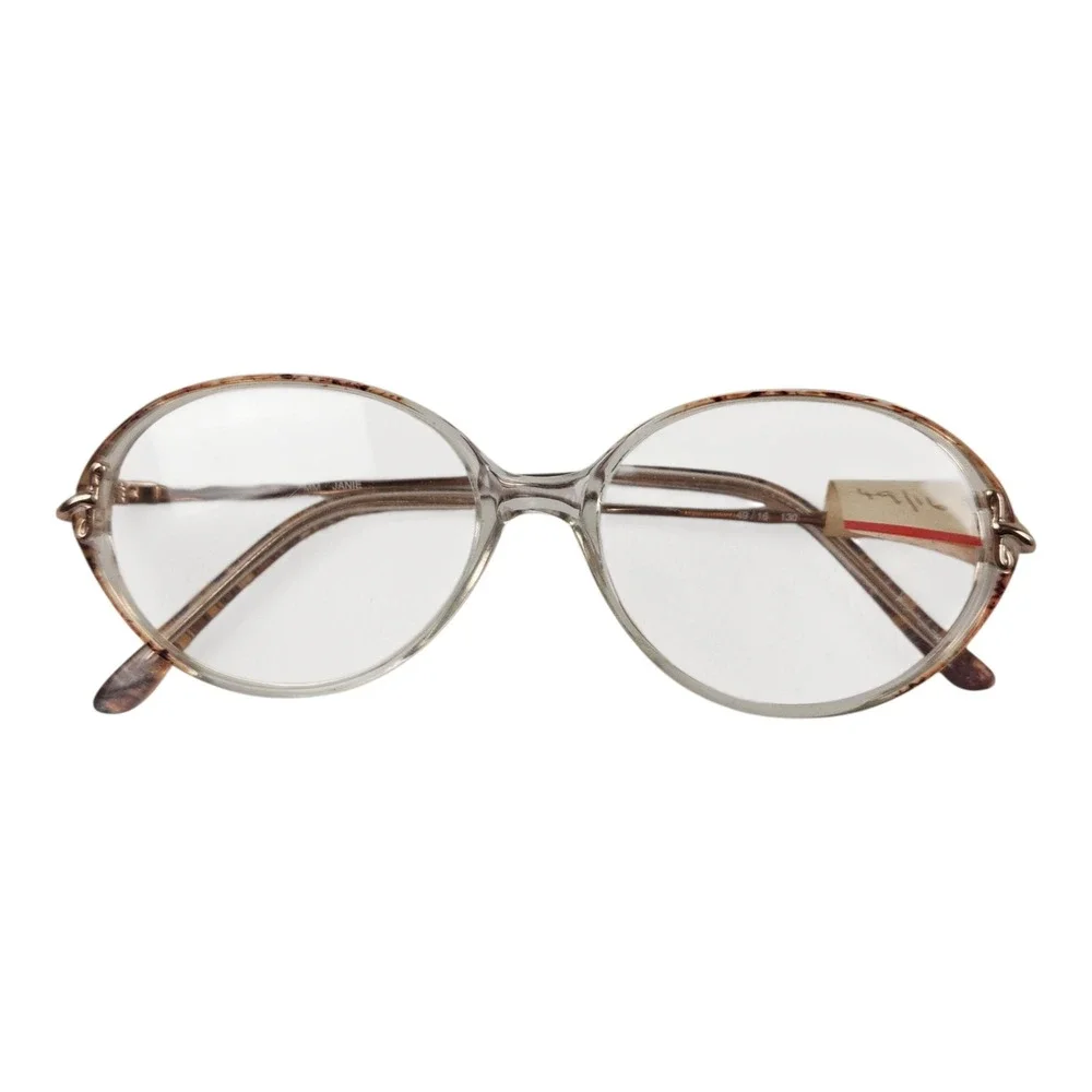 Lot of 10 Vintage Eyeglasses Frames NOS Mix Plastic Oversized Resellers w/ Case